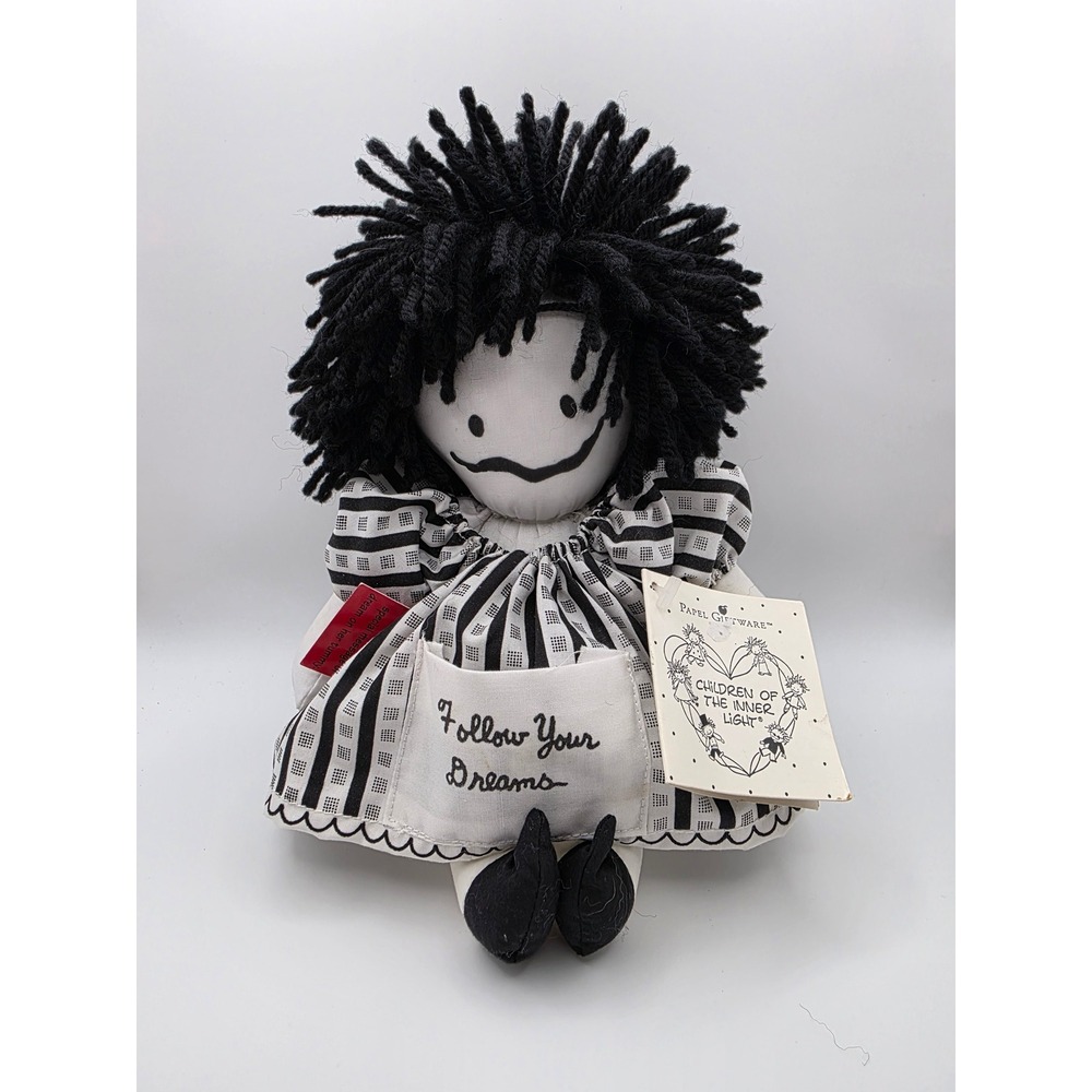 Papel Giftware Children of the Inner Light Marci Rag Doll Follow Your Dreams Tag
